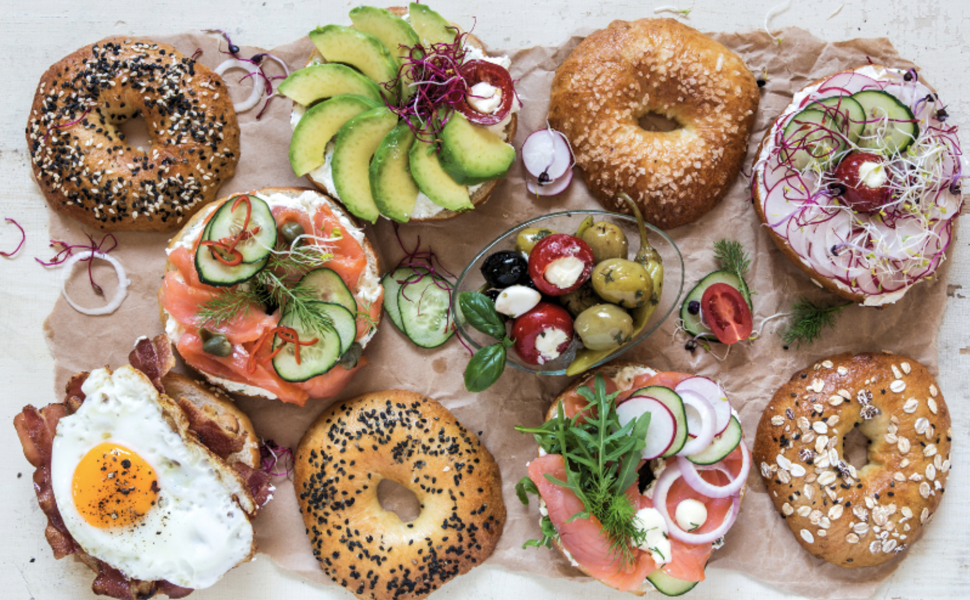 sandwiches and bagels for takeaway and delivery nyc